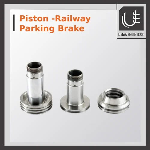 Piston Railway Parking Brake - Color: Sliver