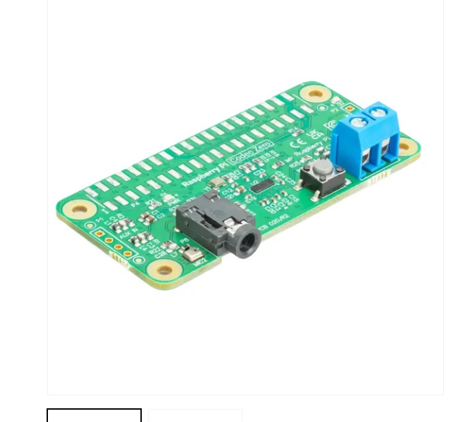 Raspberry Pi Codec Zero RPi Codec Zero Codec Zero Compact Audio Codec For Your Raspberry Pi Zero Codec Zero Sound Card
