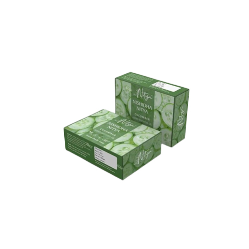 Cucumber Added Essential Oil Packaging Box - Color: Different Available