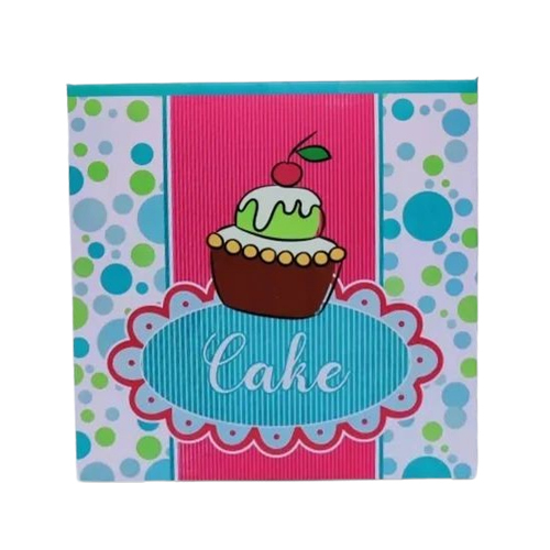 Printed Cake And Pastry Box - Color: Different Available