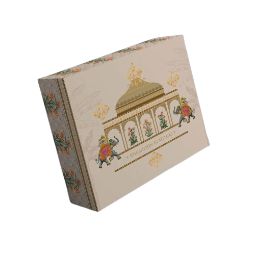 Designer Damask Elephant Box - Color: Different Available
