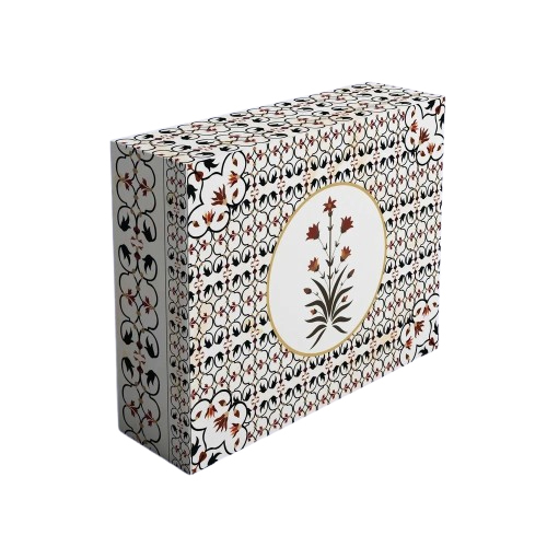 Mdf Design Marble Printing Box - Color: Different Available