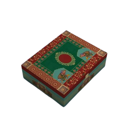 Red Green Mdf Box - Color: Different Available