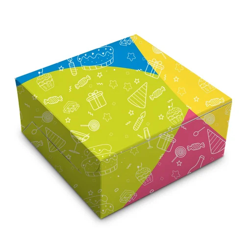 Printed Bakery Cake Box - Color: Different Available