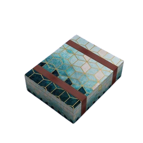 Blue Belt Hardboard Box - Color: Different Available