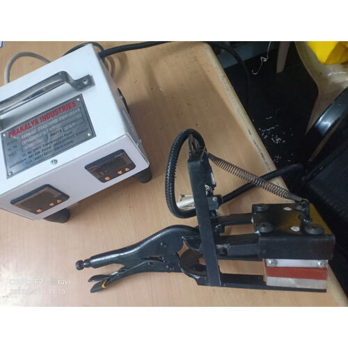 Fabric Parcode Labels Fusing Machine - Color: Black