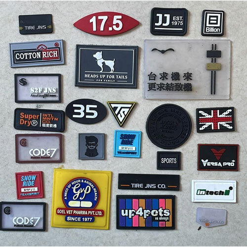 Rubber Labels - Color: Multi Color