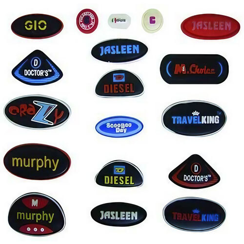 Rubber Labels - Color: Multi Color