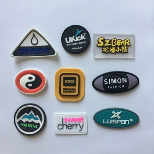 Garment Rubber Label - Color: Multi Color