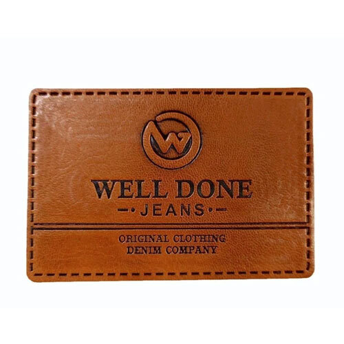 Leather Labels - Color: Brown