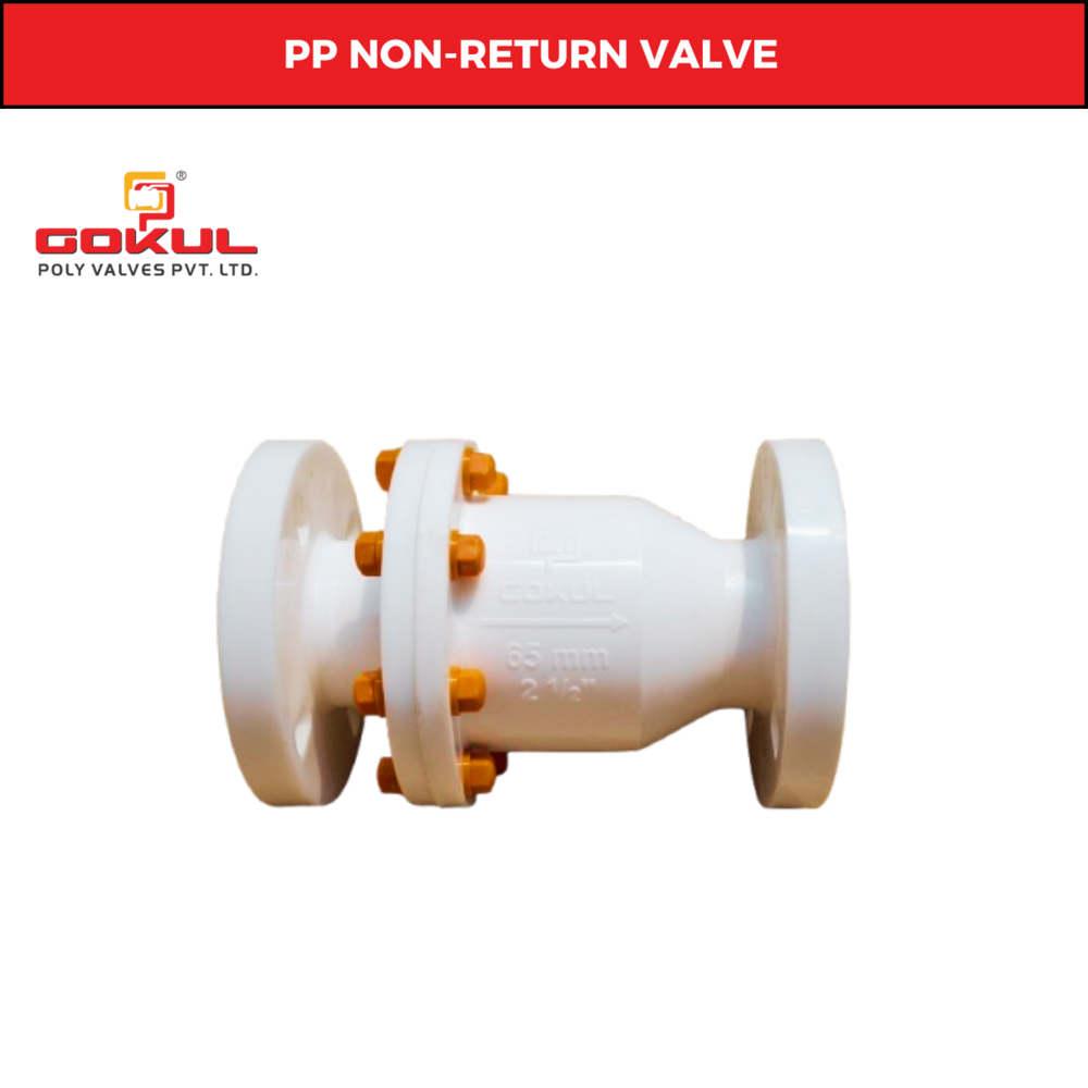 Gokul PP Non Return Valve Threaded End
