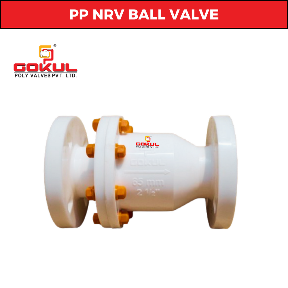 Pp Non Return Valve Threaded - Application: Industrial And Water Application