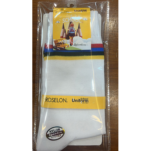 White School Socks - Design: Plain