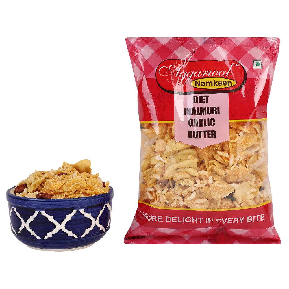 Diet Jhalmuri Garlic Butter