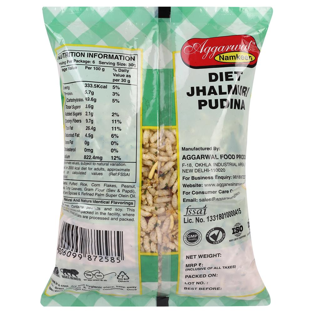 Diet Jhalmuri Pudina