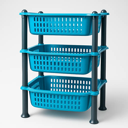 Plastic 3 Tier Square Rack