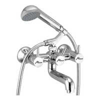 3 X 1 Florentine Wall Mixer - Color: Silver