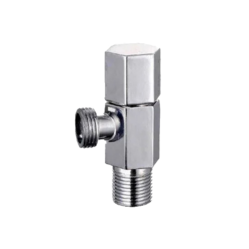 Brass Angle Valve - Color: Silver