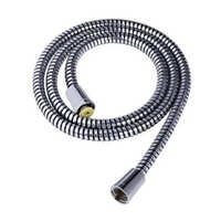 Ss Shower Tube - Stainless Steel, 1 Meter Length, Sleek Silver Color, Round Shape, Durable Powder-coated Surface Treatment