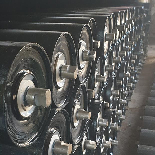 Industrial Conveyor Roller - High-quality Metal, Various Sizes, Classic Black Finish | Durable Design For Efficient Material Handling