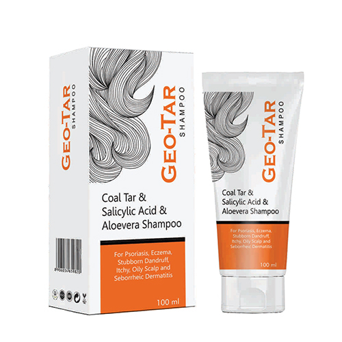 Geo Tar Coal Tar And Salicylic Acid And Aloevera Shampoo