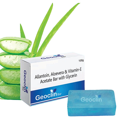 100gm Allantoin Aloevera And Vitamin E Acetate Bar With Glycerin