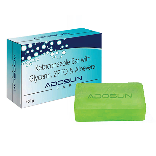 Ketoconazole Bar With Glycerin ZPTO And Aloevera