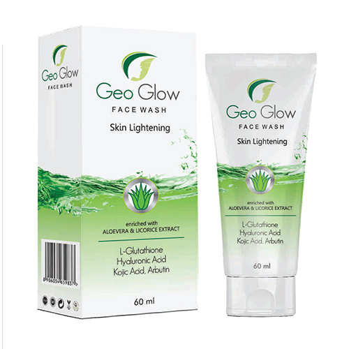 60Ml L Glutathione Hyduronic Acid Kojic Acid Arbutin Face Wash - Ingredients: Herbal