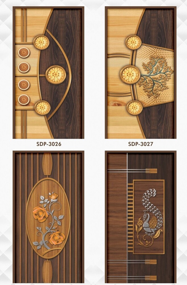 Printed Design Paper Door