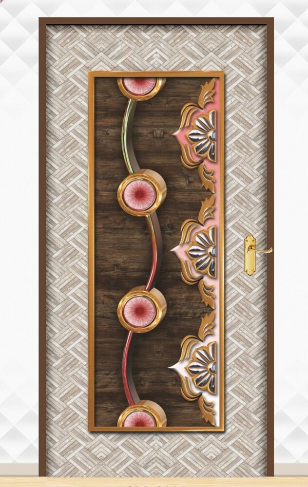 Printed Design Paper Door