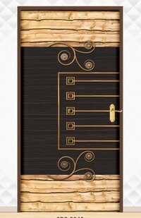 Door skin paper print