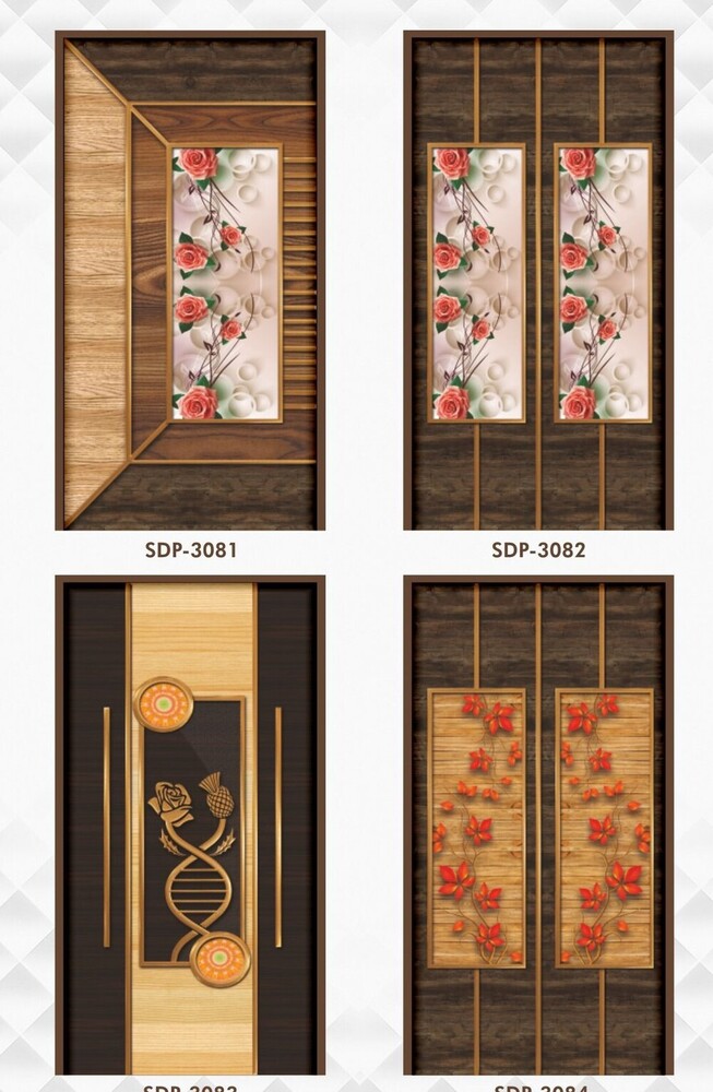 Plywood Digital Door Paper Skin