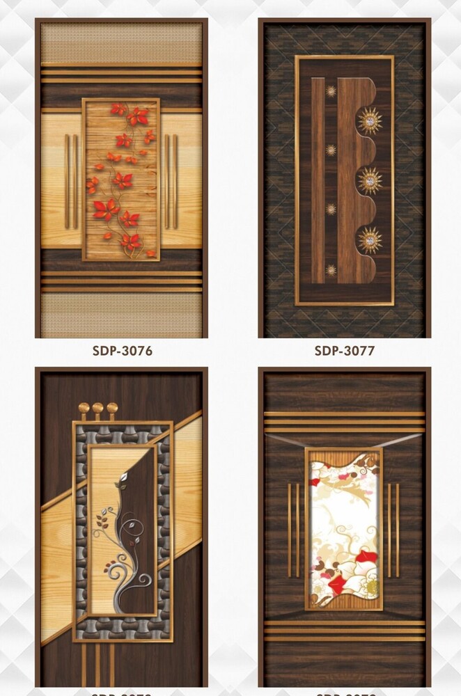 Plywood Digital Door Paper Skin
