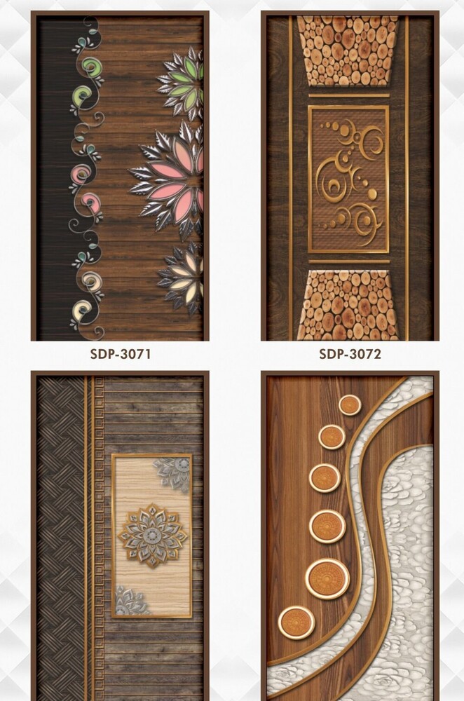 Plywood Digital Door Paper Skin