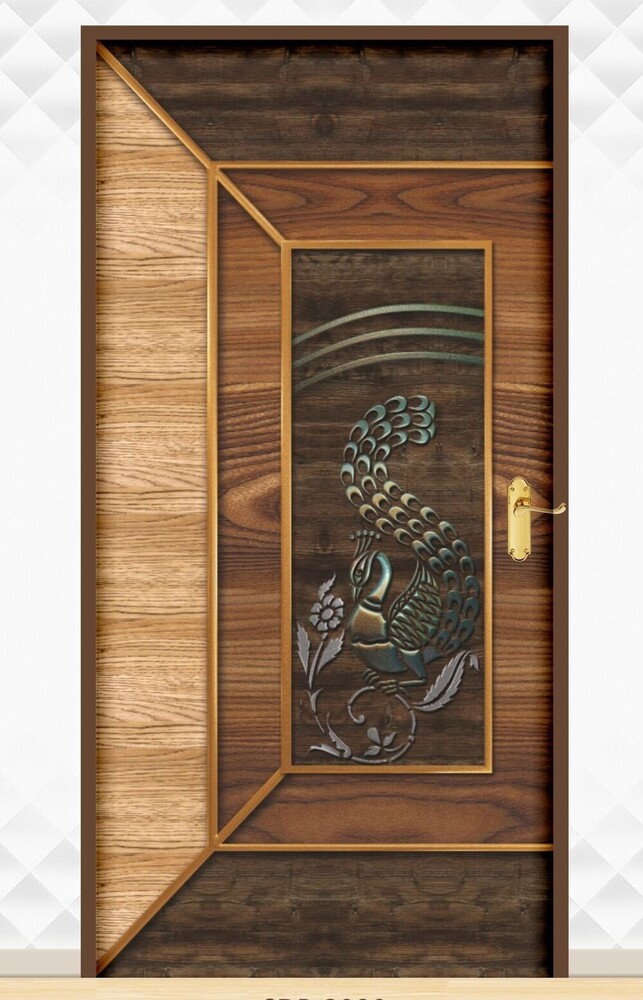 Plywood Digital Door Paper Skin