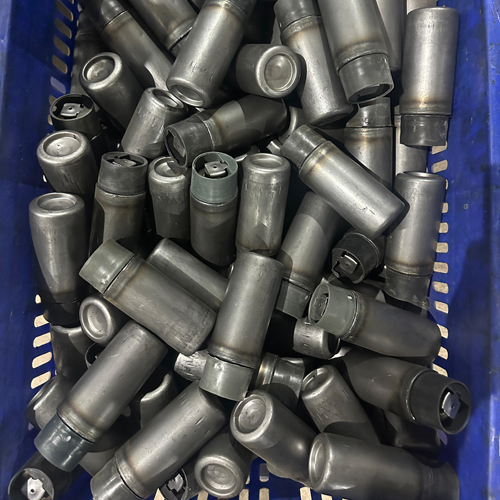 10 Cm Party Popper Cylinder - Color: Gray