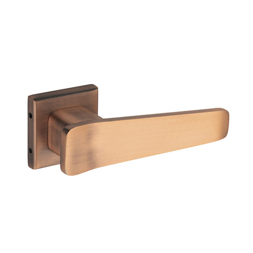 Zinc Rose Gold Mortise Handle