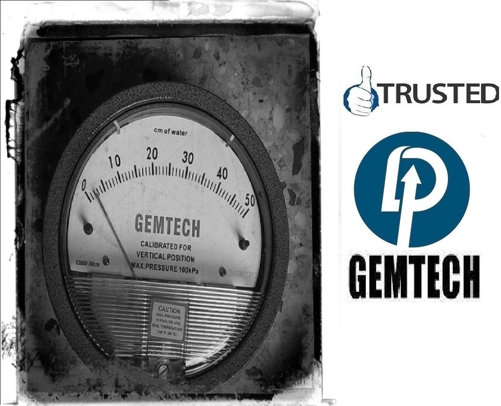 Pharmaceutical GEMTECH Make Differential Pressure Gauges by Jodhpur Rajasthan