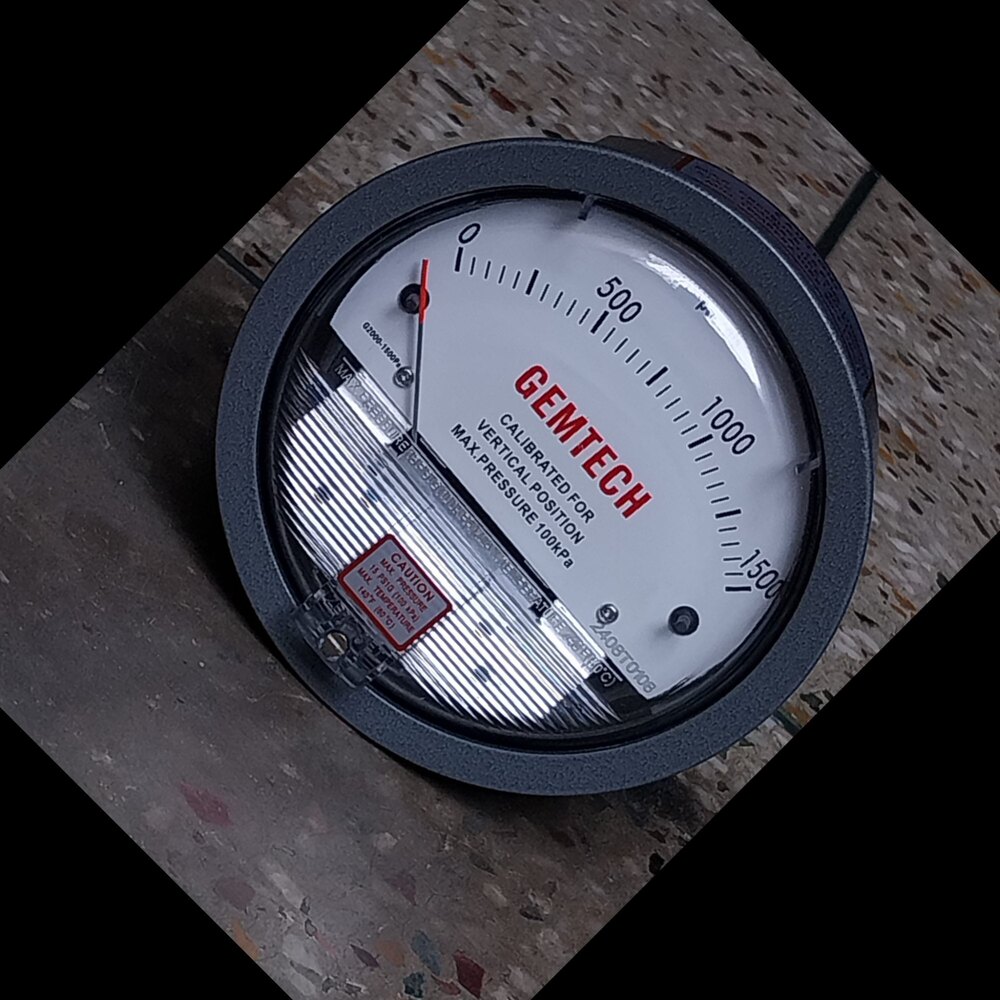 GEMTECH DIFFERENTIAL PRESSURE GAUGE IN Fire Station Industrial Area Rajasthan India