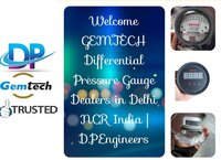 4 inch / 100 mm GEMTECH Differential Pressure Gauge Supplier From Kota Rajasthan