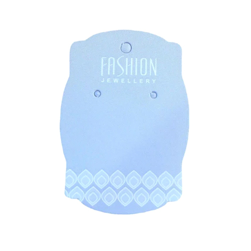 Necklace And Earring Display Cards - Color: Sky Blue