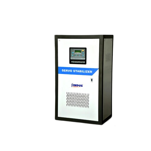 इंदस 3 फेज़ सर्वो कंट्रोल्ड वोल्टेज स्टेबलाइज़र 10 Kva इनपुट रेंज