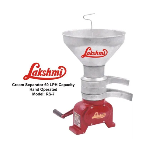60 Lph Capacity Cream Separator - Feature: Low Energy Consumption