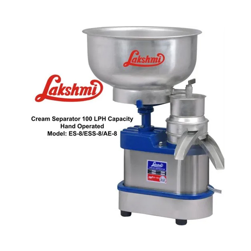 Es-8 100Lph Lakshmi Cream Separator - Capacity: 100 Ltr/Hr