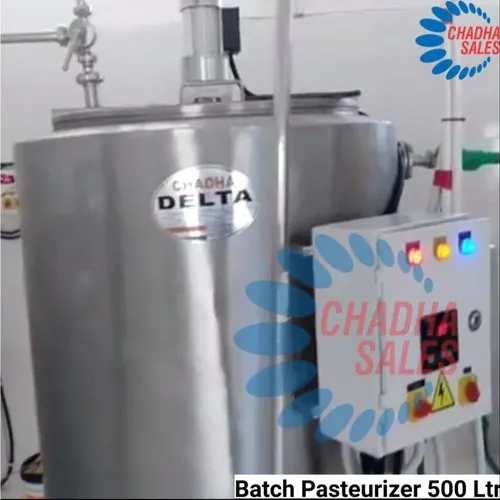 500 Liter Batch Pasteurizer - Color: Silver