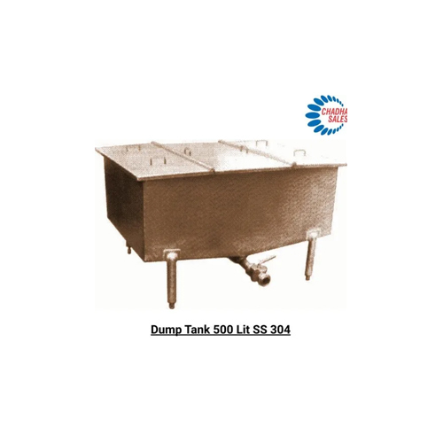 500 Lit Ss 304 Dump Tank - Color: Brown