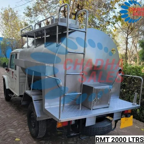2000 Lit Single Compartment Road Milk Tanker - Capacity: 23000 Ltr
