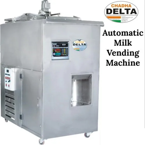 500 Ltrs Automatic Fresh Milk Vending Machine - Material: Stainless Steel
