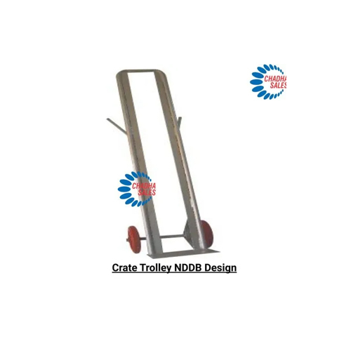 Nddb Design Milk Crate Trolley - Color: White