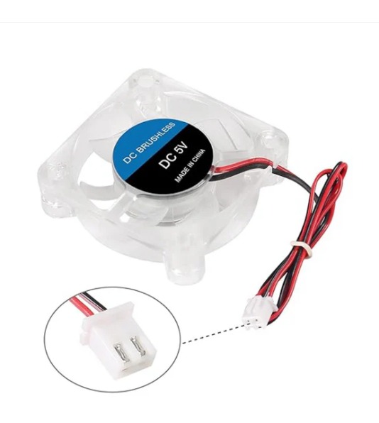 Cooling Fan 5V 4010 40x40x10mm Blue LED Cooling Fan With PWM Control High Airflow Cooling Fan With Small Silent Cooling Fan For PC Mini Cooling Fan Blue LED Quiet Computer Cooling Fan For Small Cases 